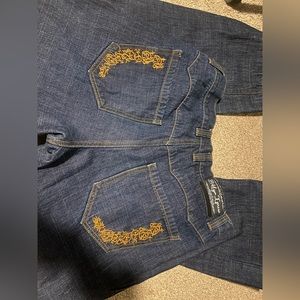 NWOT Brooklyn Xpress barbed wire design jeans